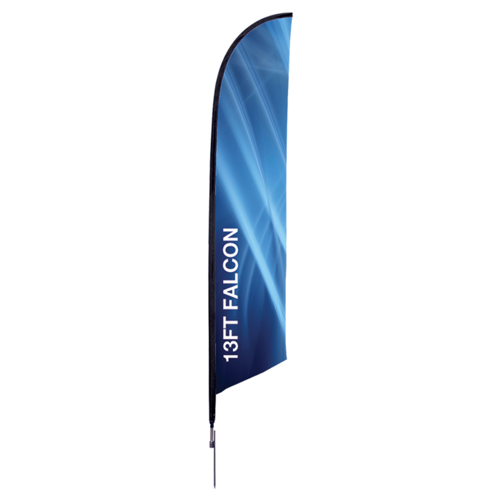 Feather Flag Banner - Double-Sided with Spike Base